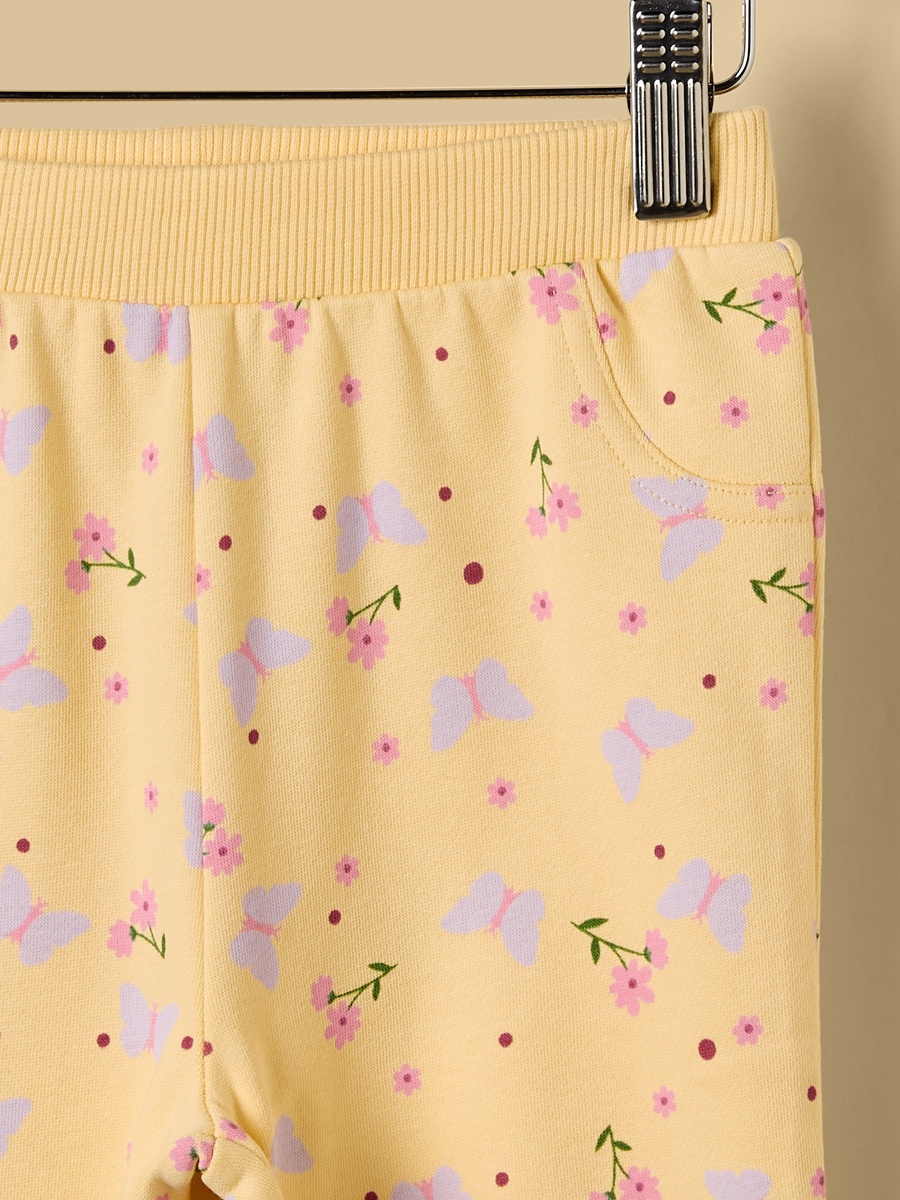 Pack of 2 - Butterfly Print Cotton Joggers