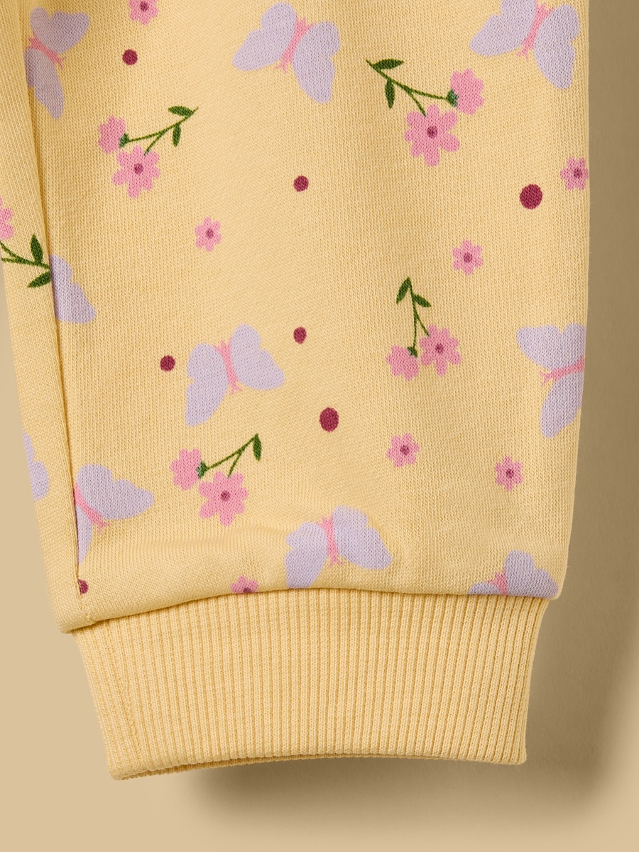 Pack of 2 - Butterfly Print Cotton Joggers