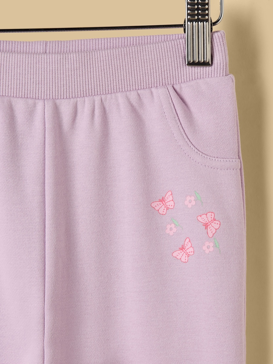 Pack of 2 - Butterfly Print Cotton Joggers