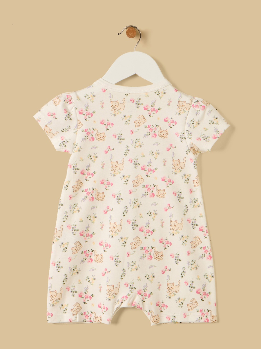 Floral Print Romper