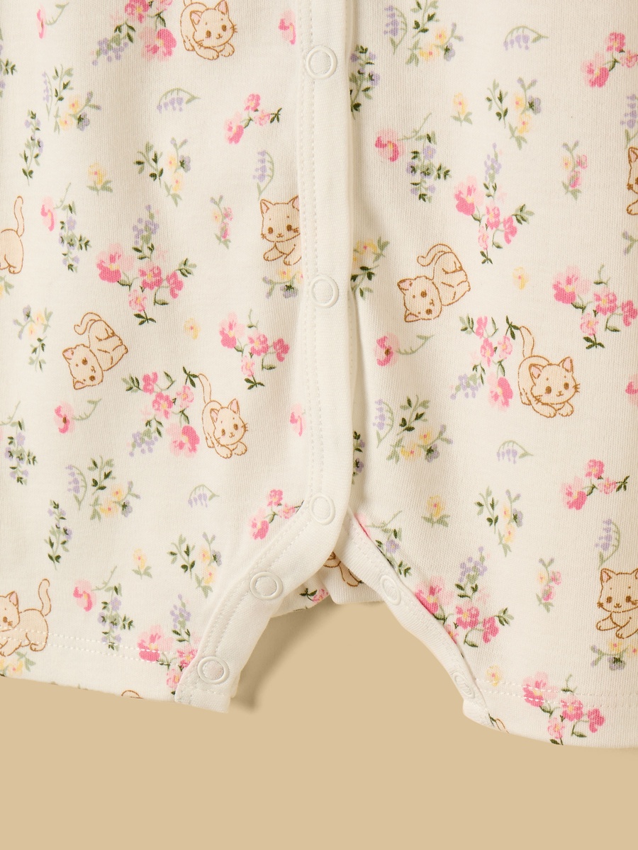 Floral Print Romper
