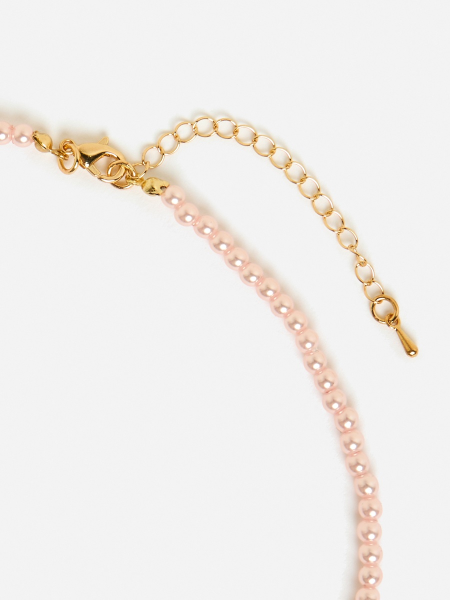 Teddy Bear Pendant Necklace with Bracelet