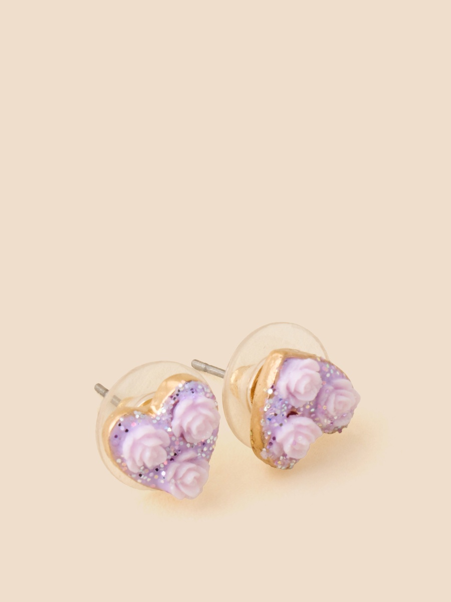 Floral Embellished 4-Piece Jewellery Set