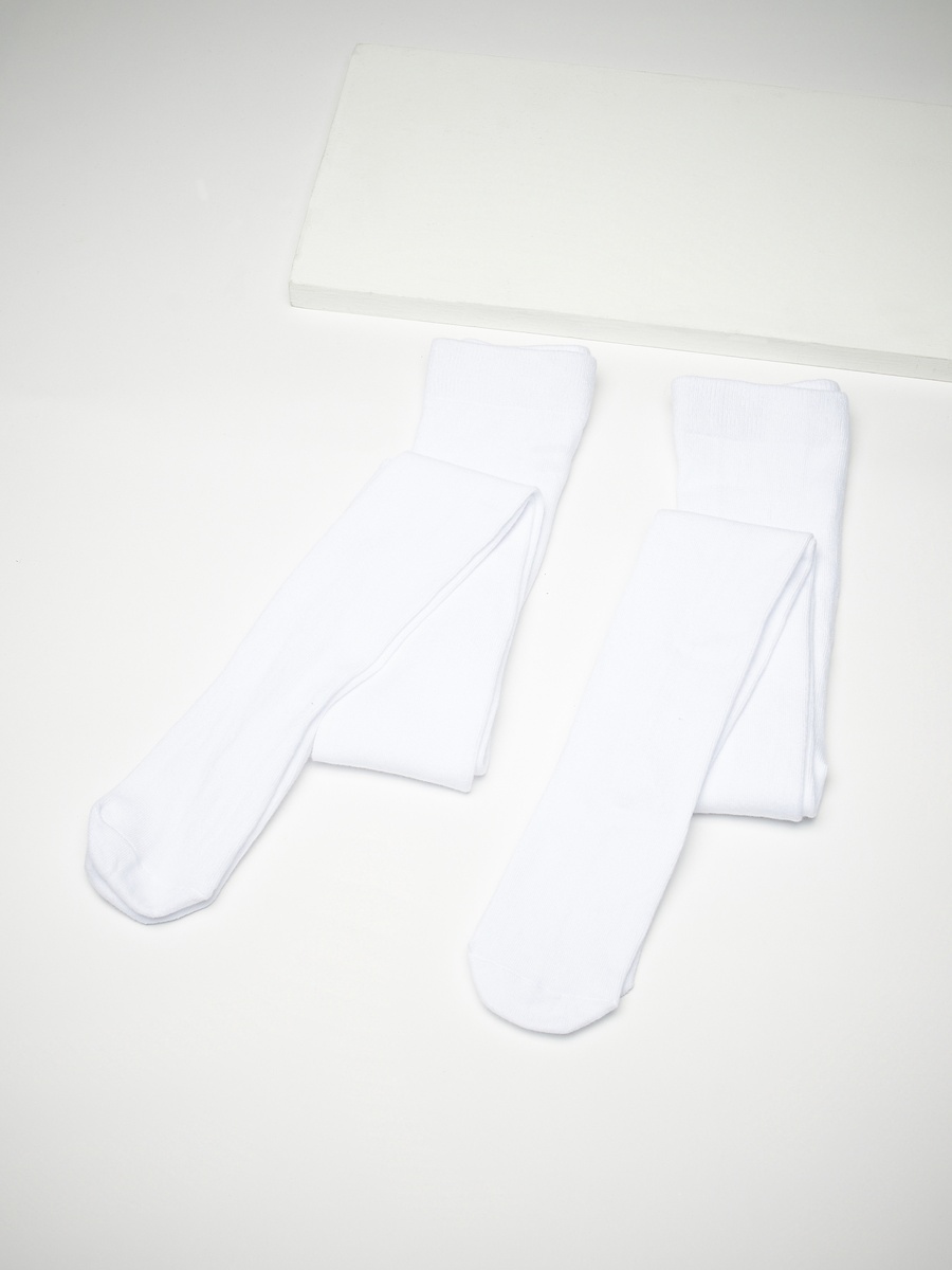 Set of 2 - Solid Tights with Elasticated Waist