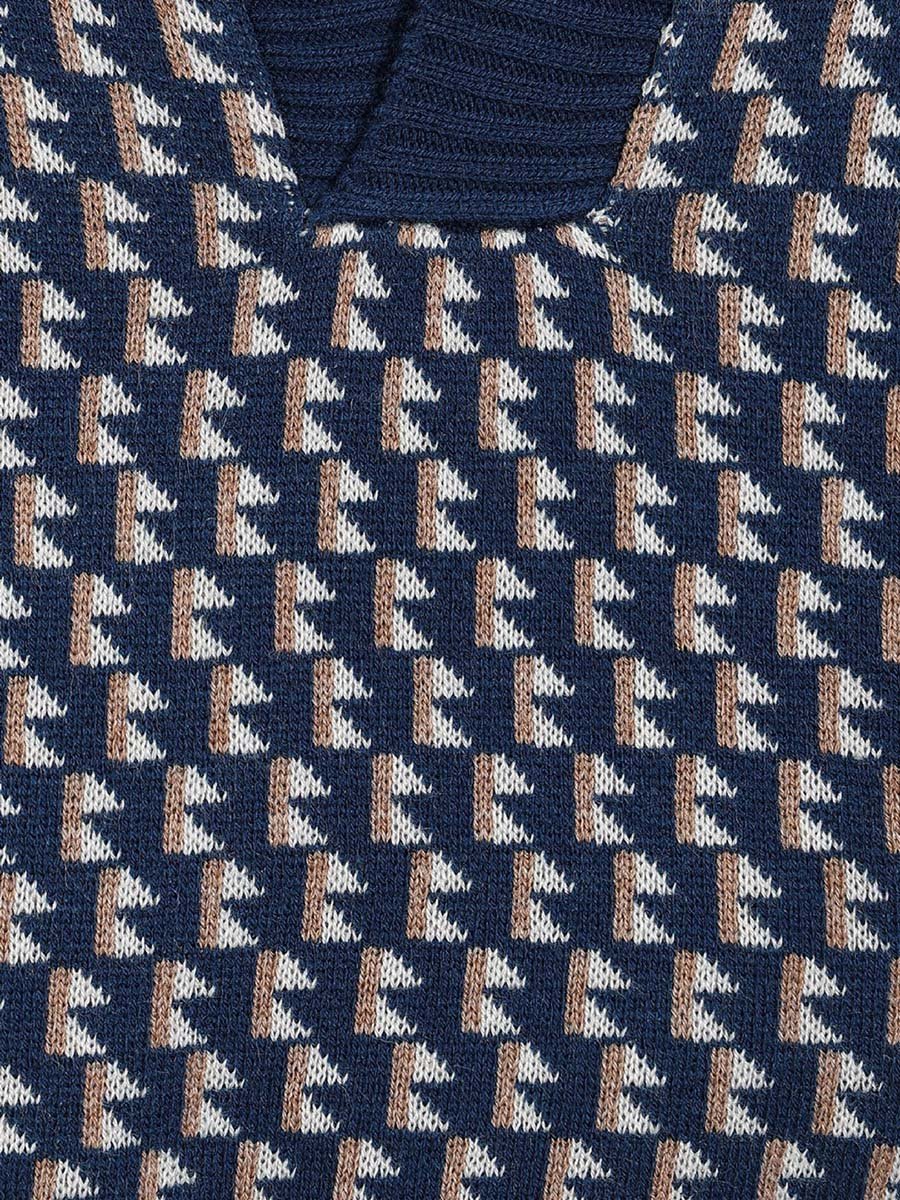 Boys Patterned Knit Sweater
