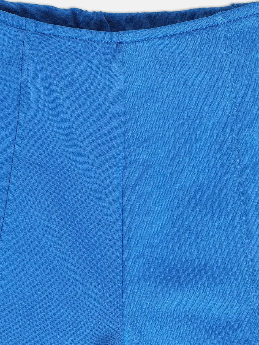 Girls Cotton Plain Casual Shorts