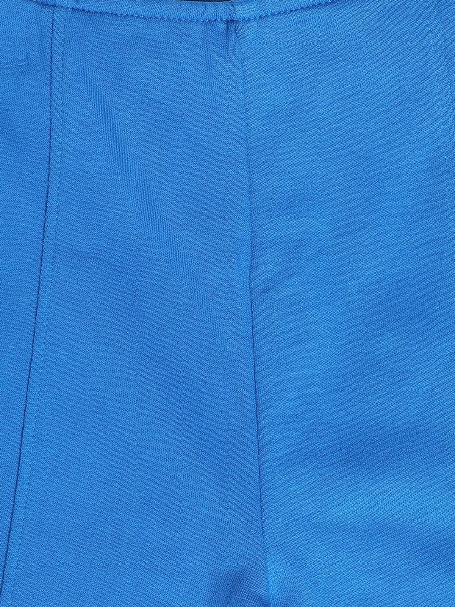 Girls Cotton Plain Casual Shorts
