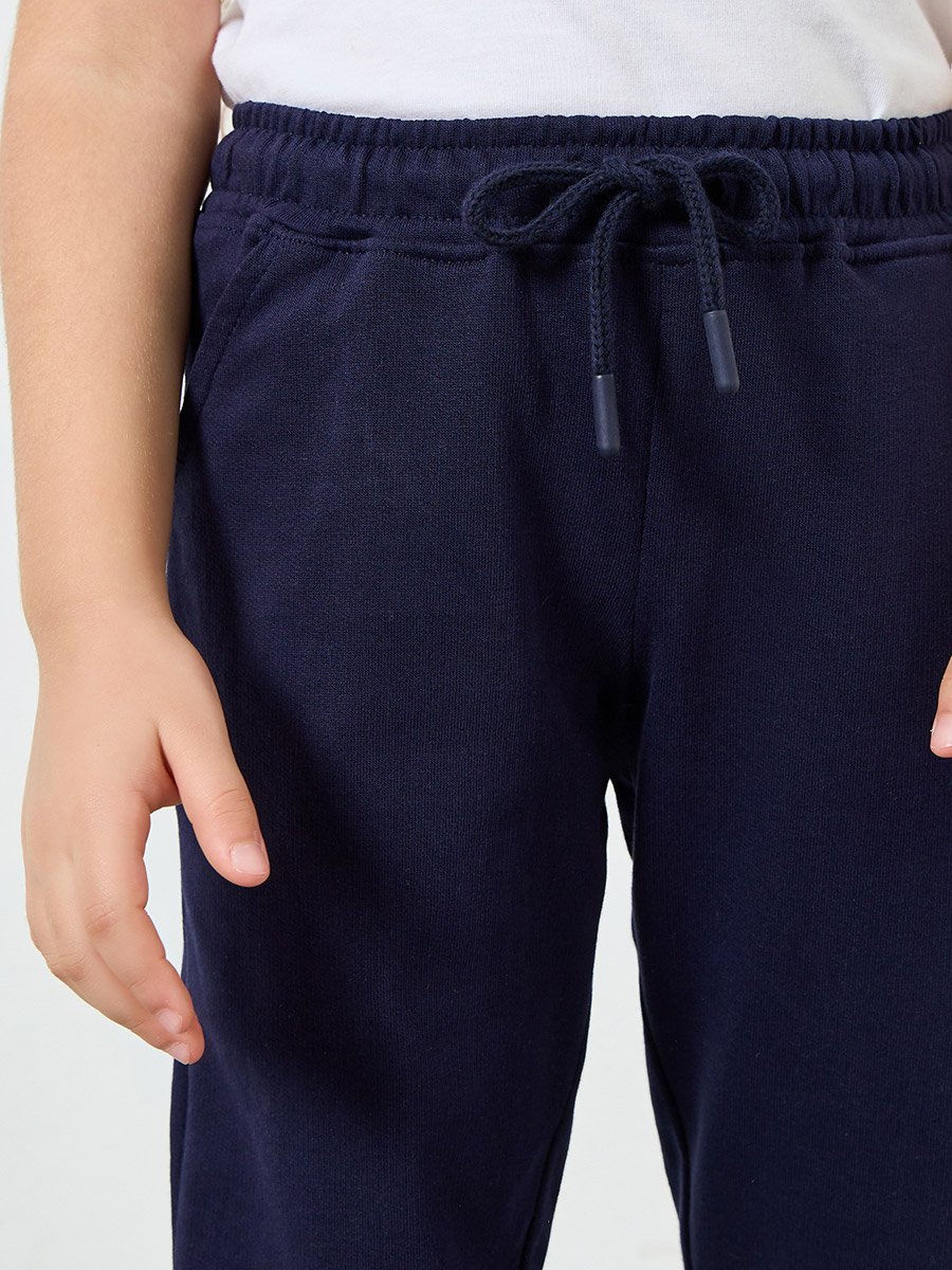 Kids Unisex Cotton Joggers with Side Pocket