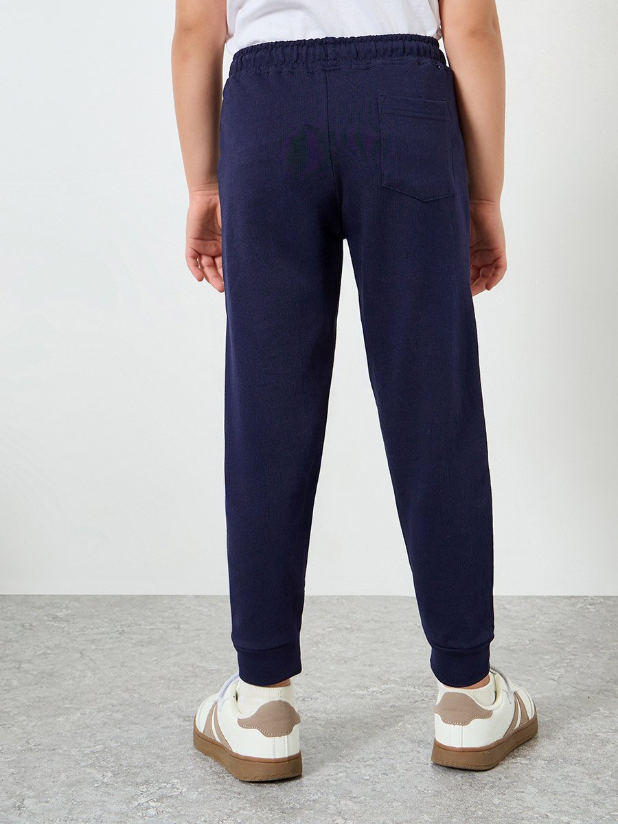 Kids Unisex Cotton Joggers with Side Pocket