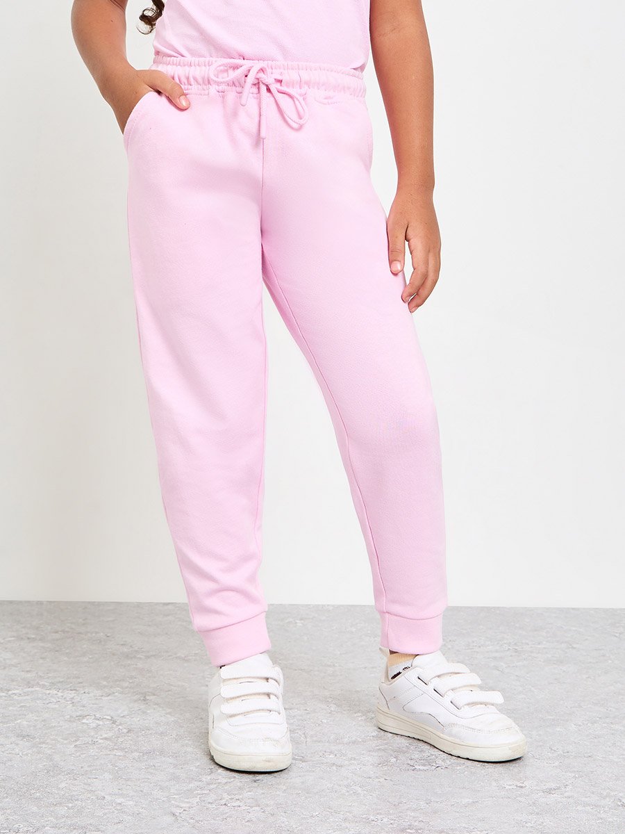 Kids Unisex Cotton Joggers with Side Pocket