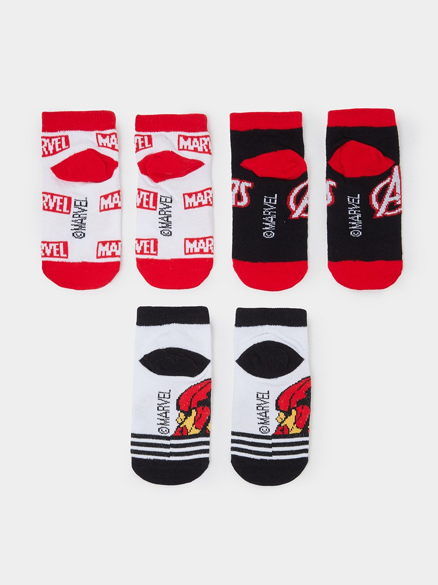 Pack of 3 - Boys Marvel Iron Man Socks