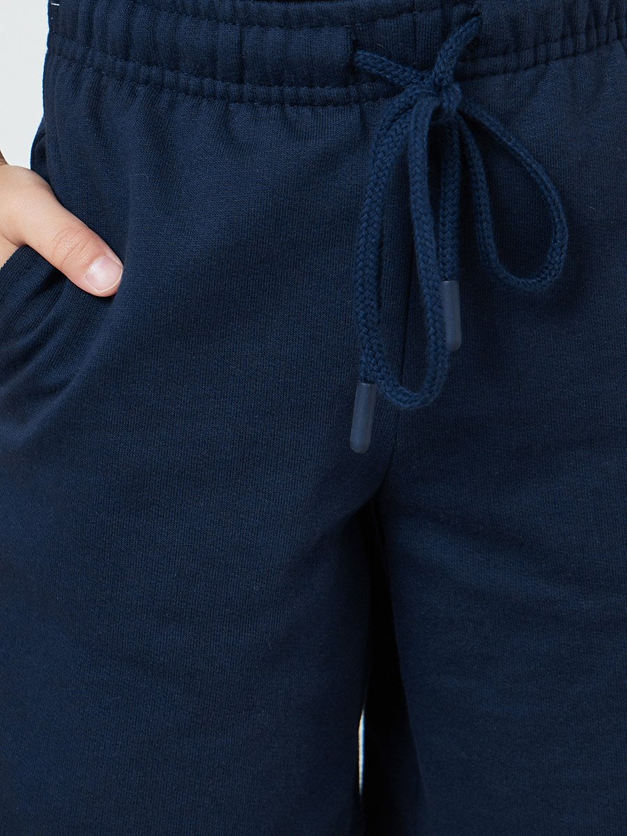 Boys Pack of 2 - Cotton Knitted Drawstring Shorts