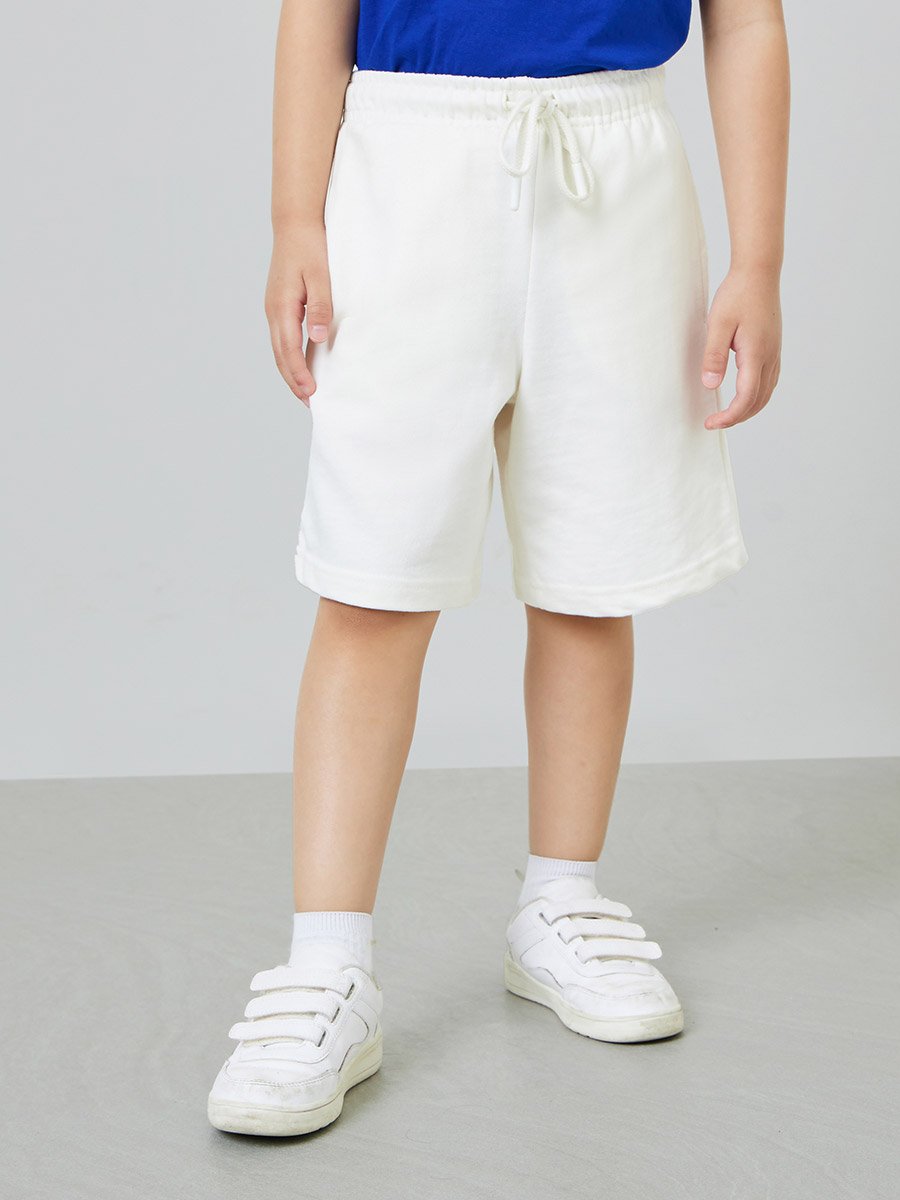 Boys Pack of 2 - Cotton Knitted Drawstring Shorts