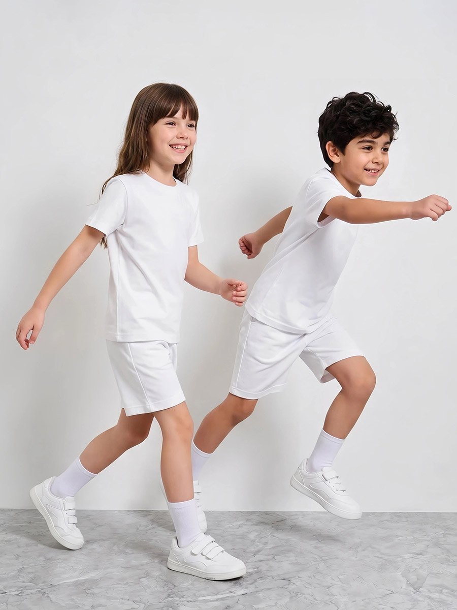 Kids Sports Jersey Shorts with Side Pocket
