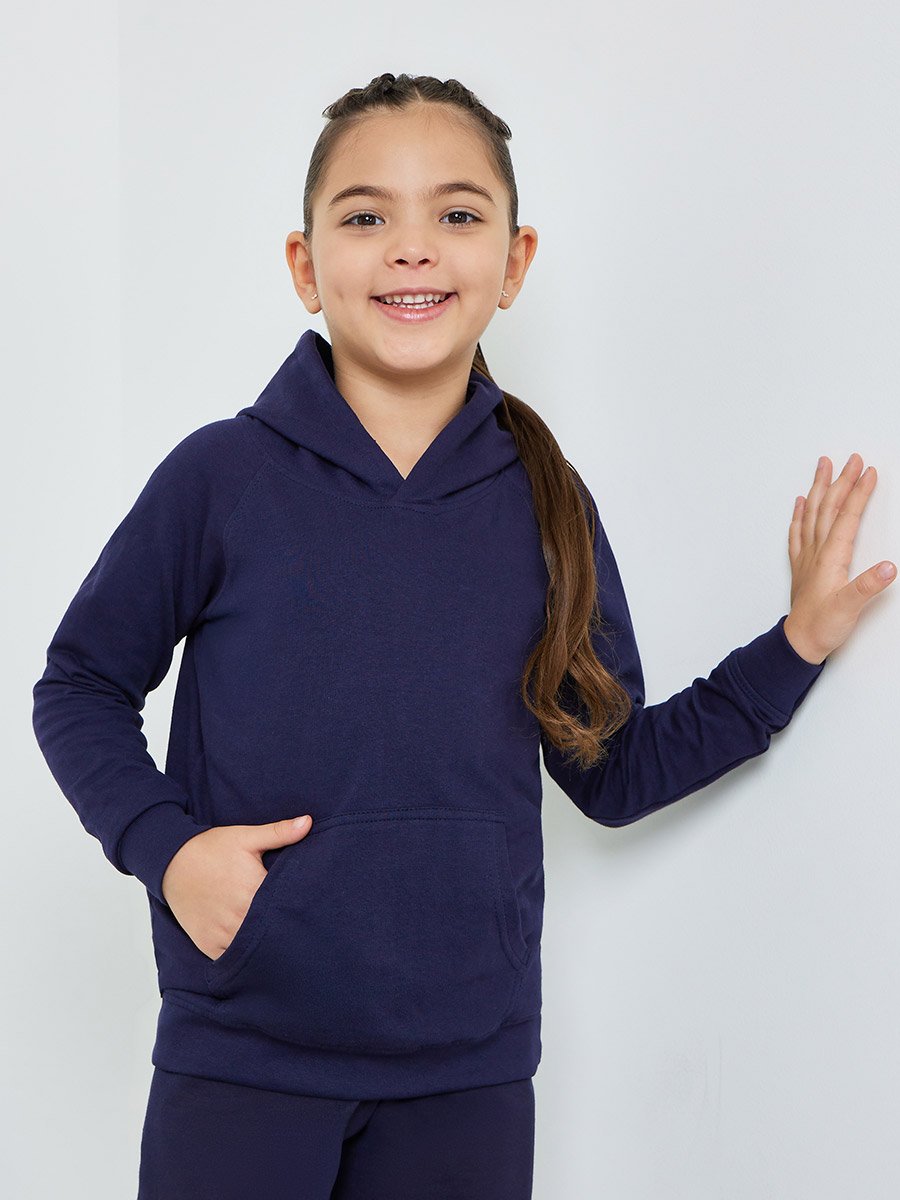 Kids Unisex Cotton Hoodie with Kangaroo Pocket