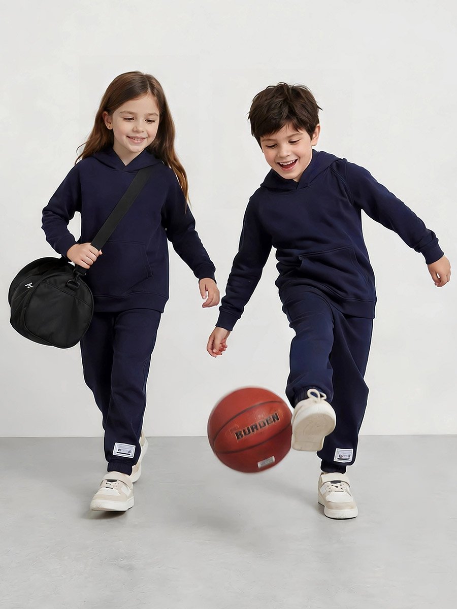 Kids Unisex Cotton Hoodie with Kangaroo Pocket