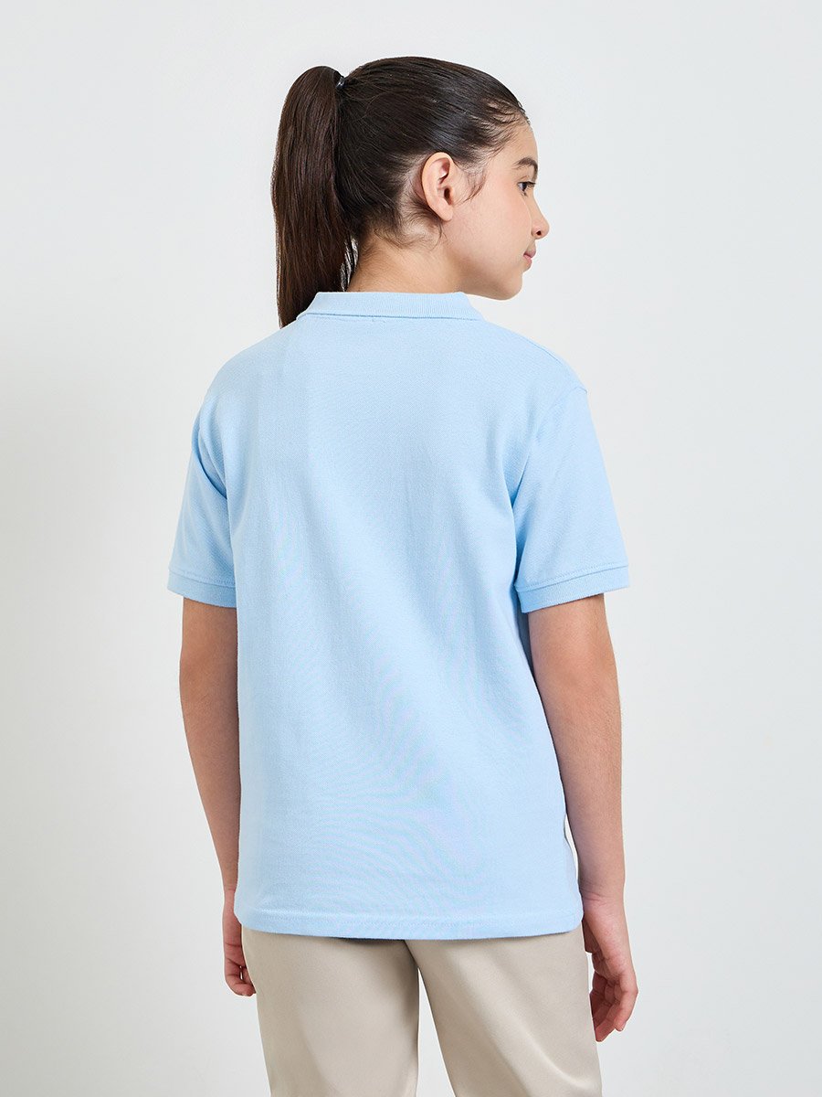 Pack of 2 - Teen Unisex Solid Cotton Polo T-Shirt