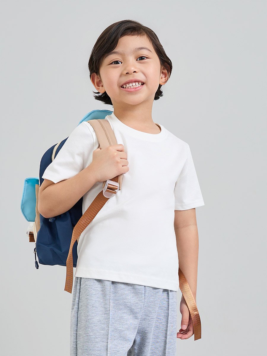 Pack of 2 - Kids Unisex Solid Cotton T-Shirt