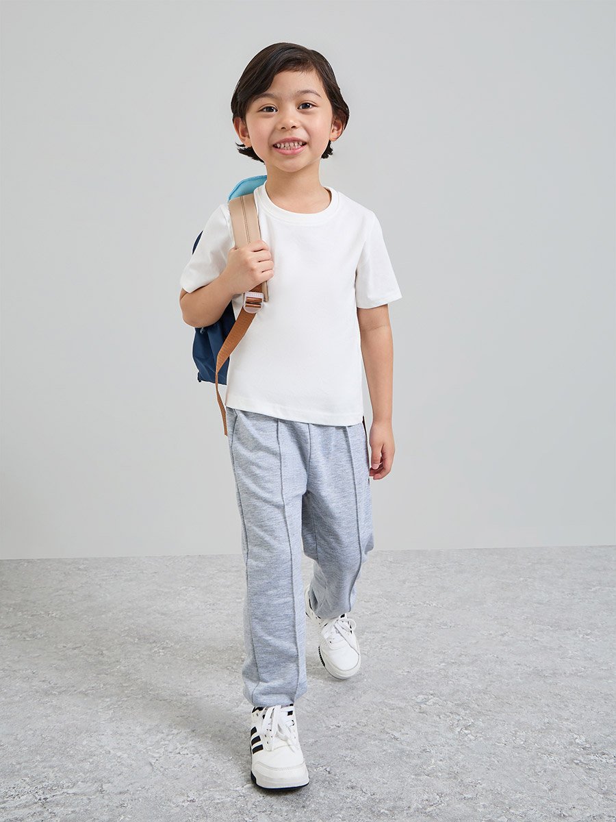 Pack of 2 - Kids Unisex Solid Cotton T-Shirt