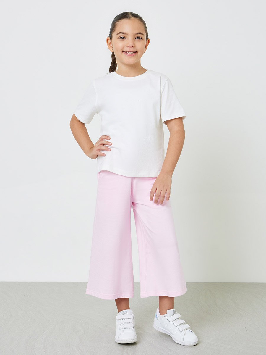 Pack of 2 - Kids Unisex Solid Cotton T-Shirt