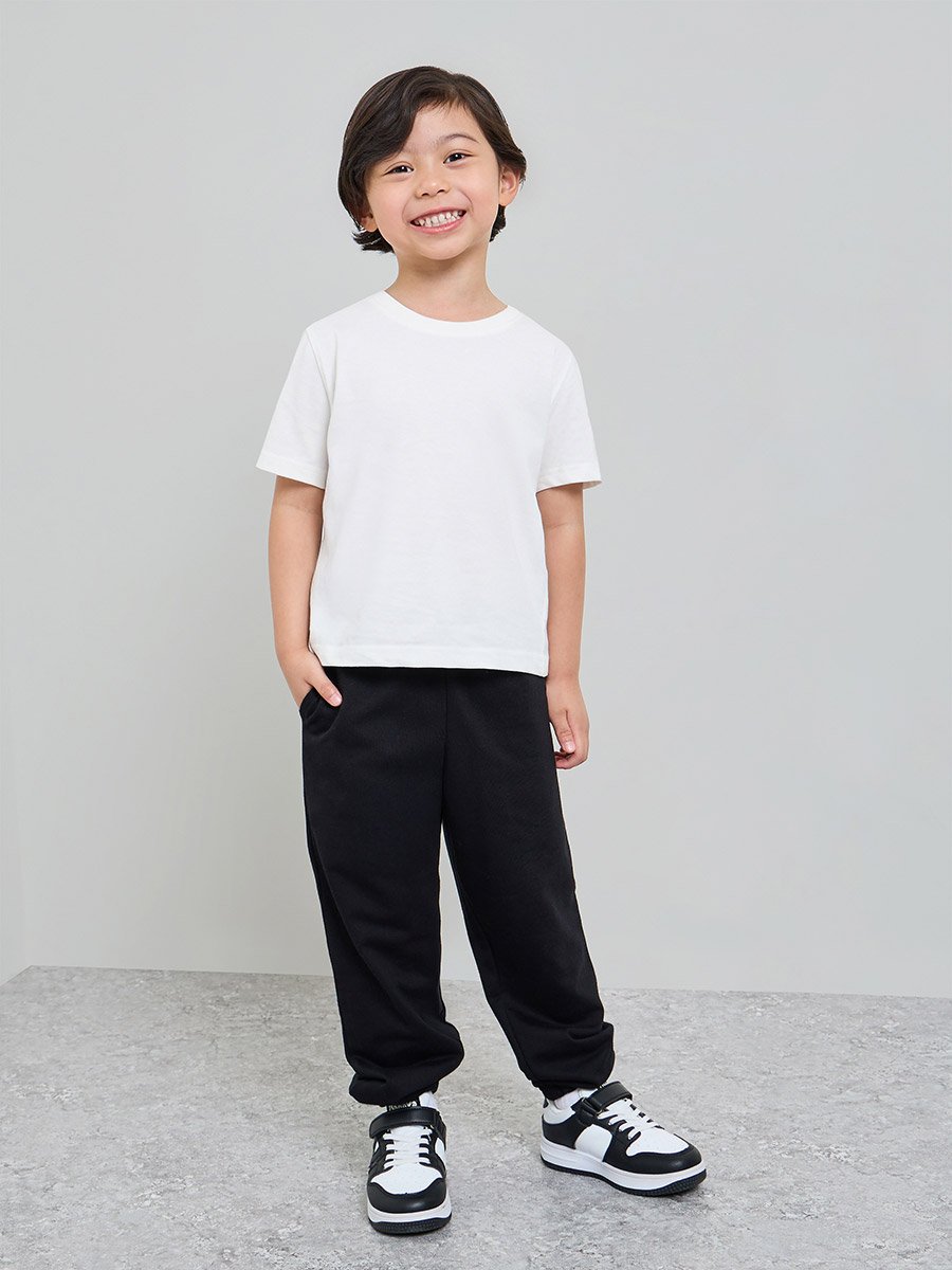 Pack of 2 - Kids Unisex Solid Cotton T-Shirt