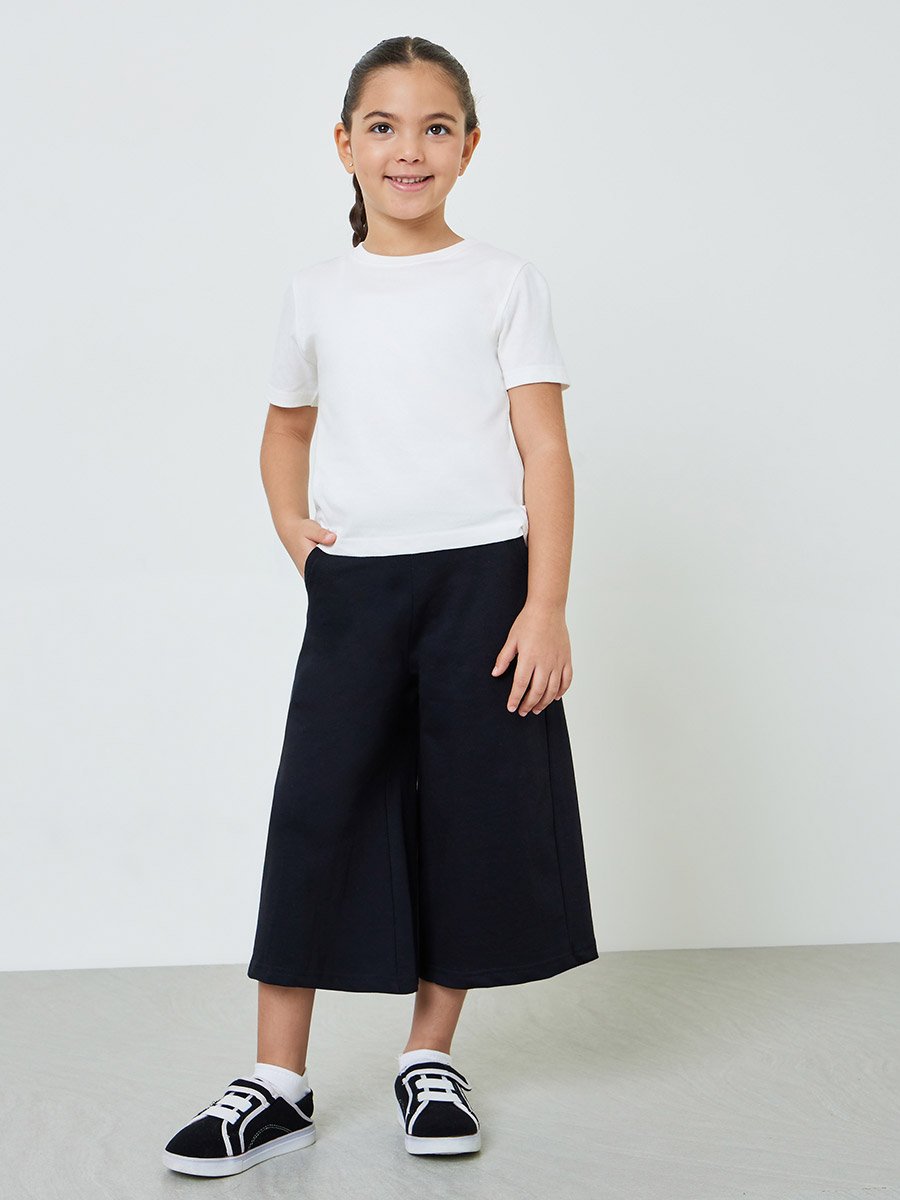 Pack of 2 - Kids Unisex Solid Cotton T-Shirt