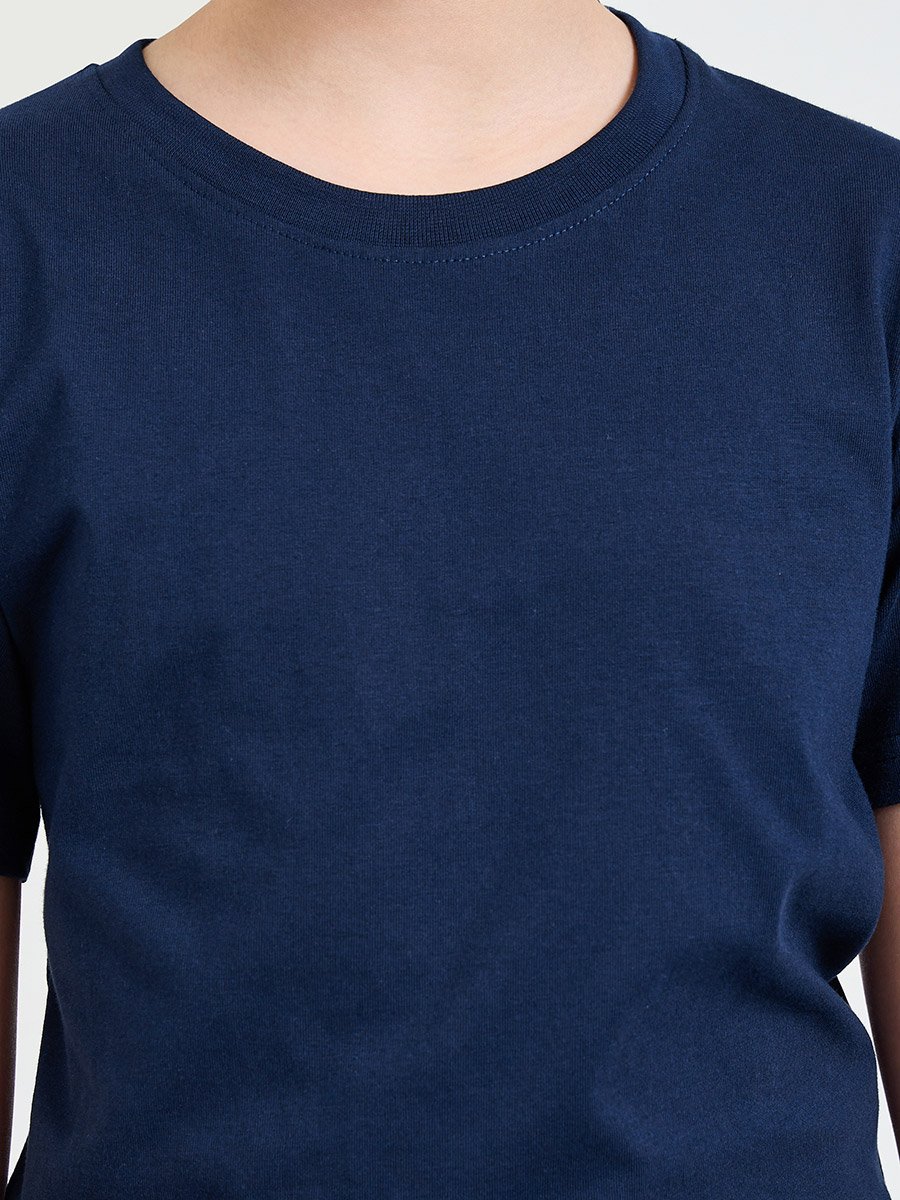Pack of 2 - Teen Unisex Solid Cotton T-Shirt