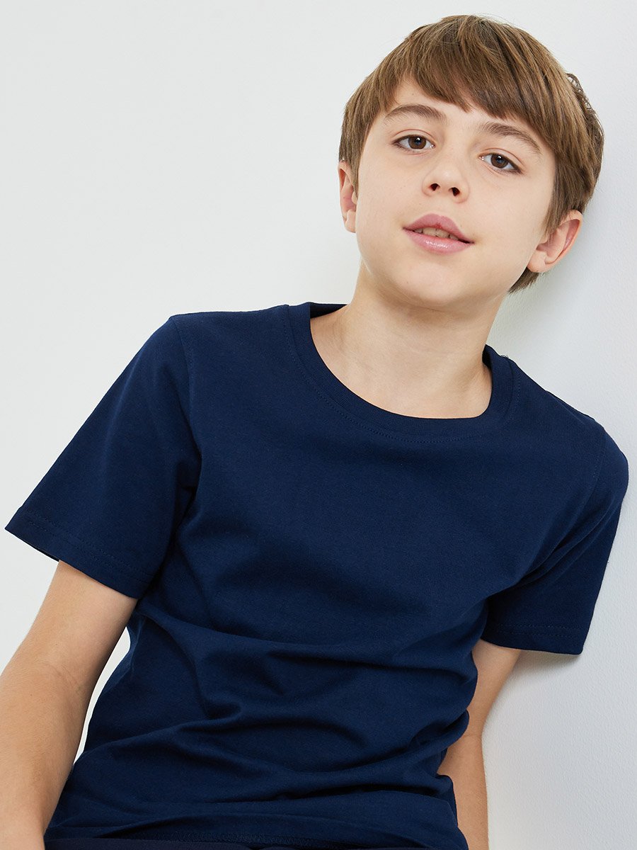 Pack of 2 - Teen Unisex Solid Cotton T-Shirt