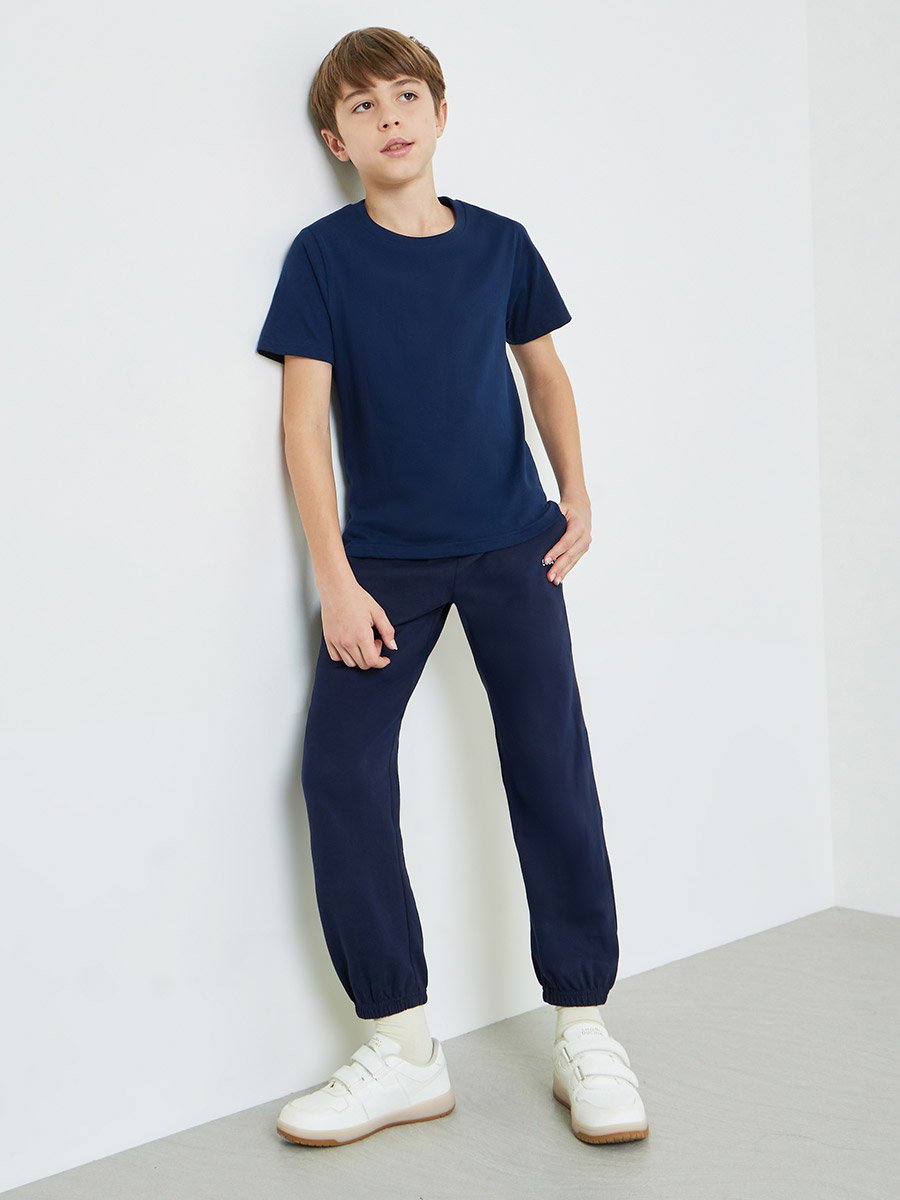 Pack of 2 - Teen Unisex Solid Cotton T-Shirt