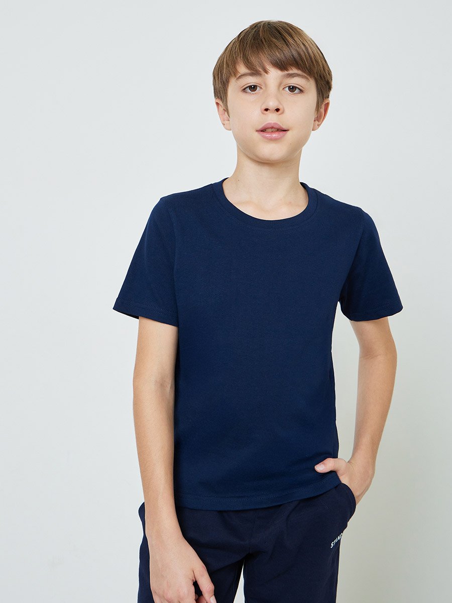 Pack of 2 - Teen Unisex Solid Cotton T-Shirt