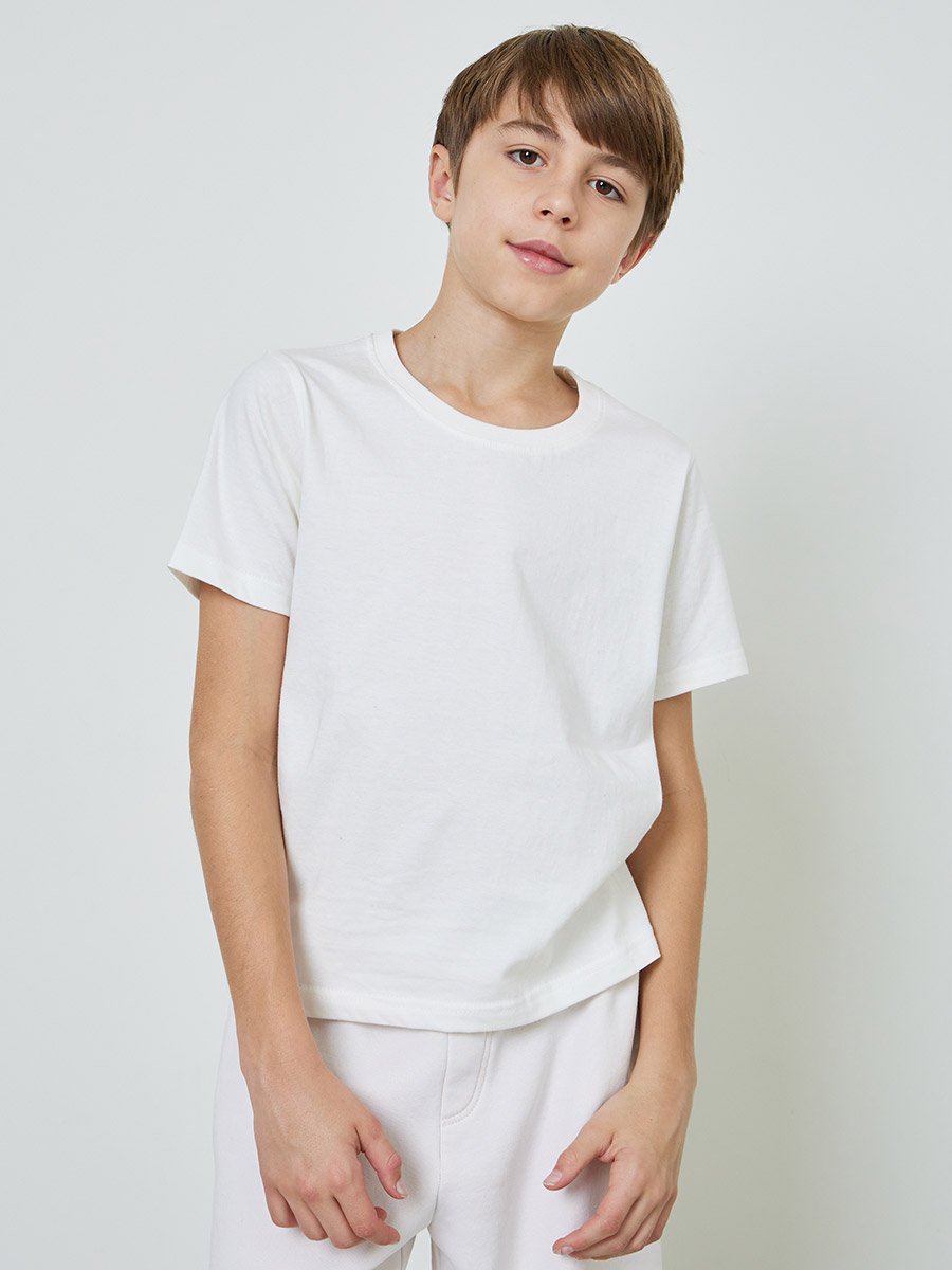 Pack of 2 - Teen Unisex Solid Cotton T-Shirt