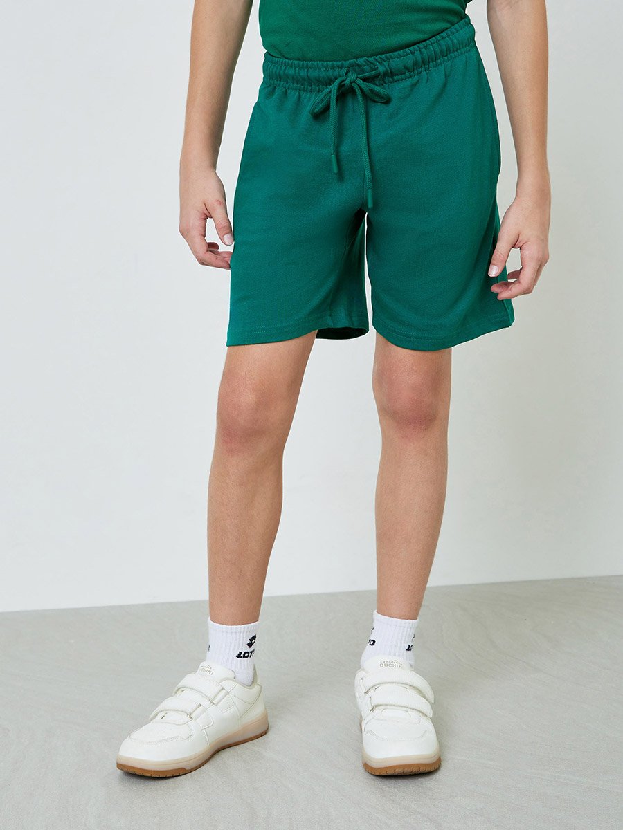 Teens Pack of 2 - Cotton Knitted Drawstring Shorts