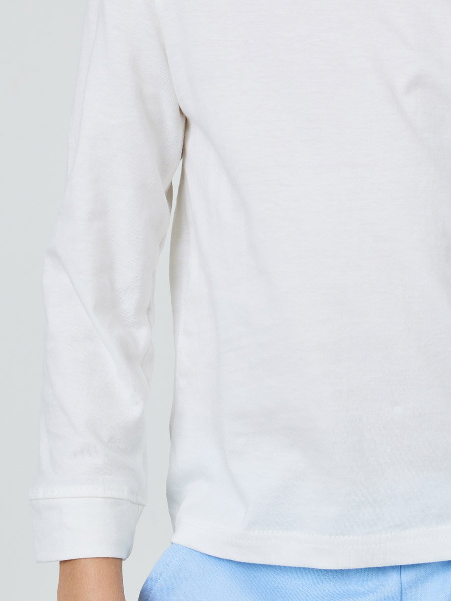 Teen Unisex Regular Fit Long Sleeves Cotton T-Shirt