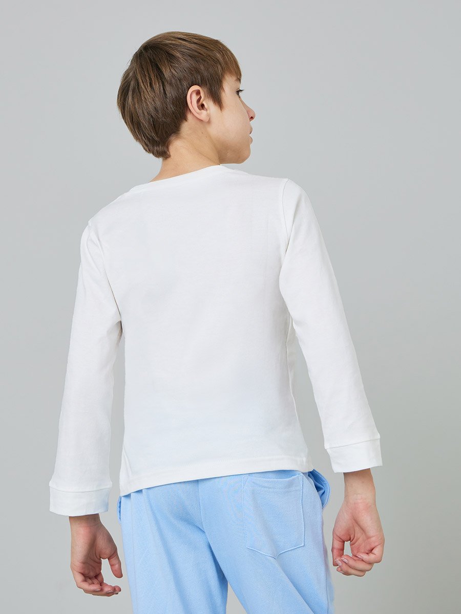 Teen Unisex Regular Fit Long Sleeves Cotton T-Shirt