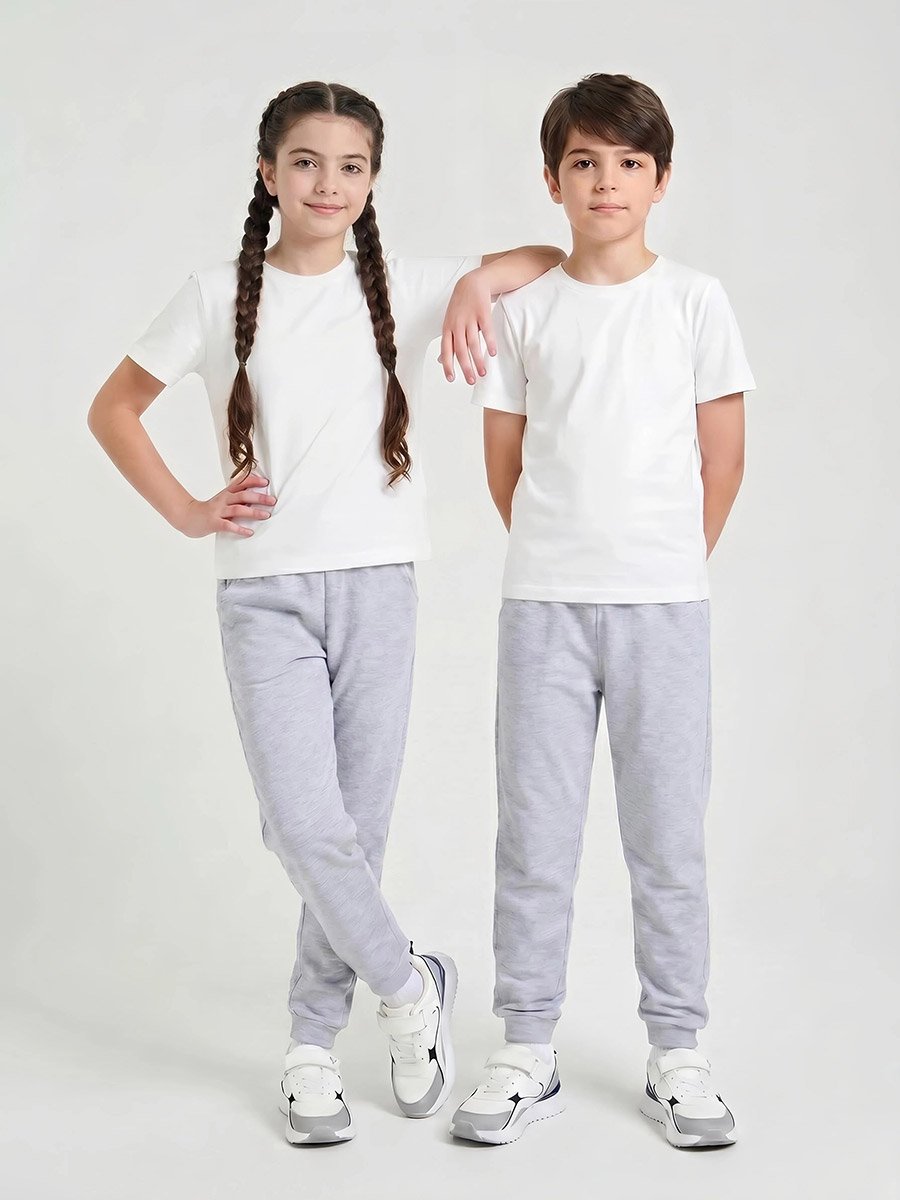 Teen Unisex Cotton Joggers with Side Pocket