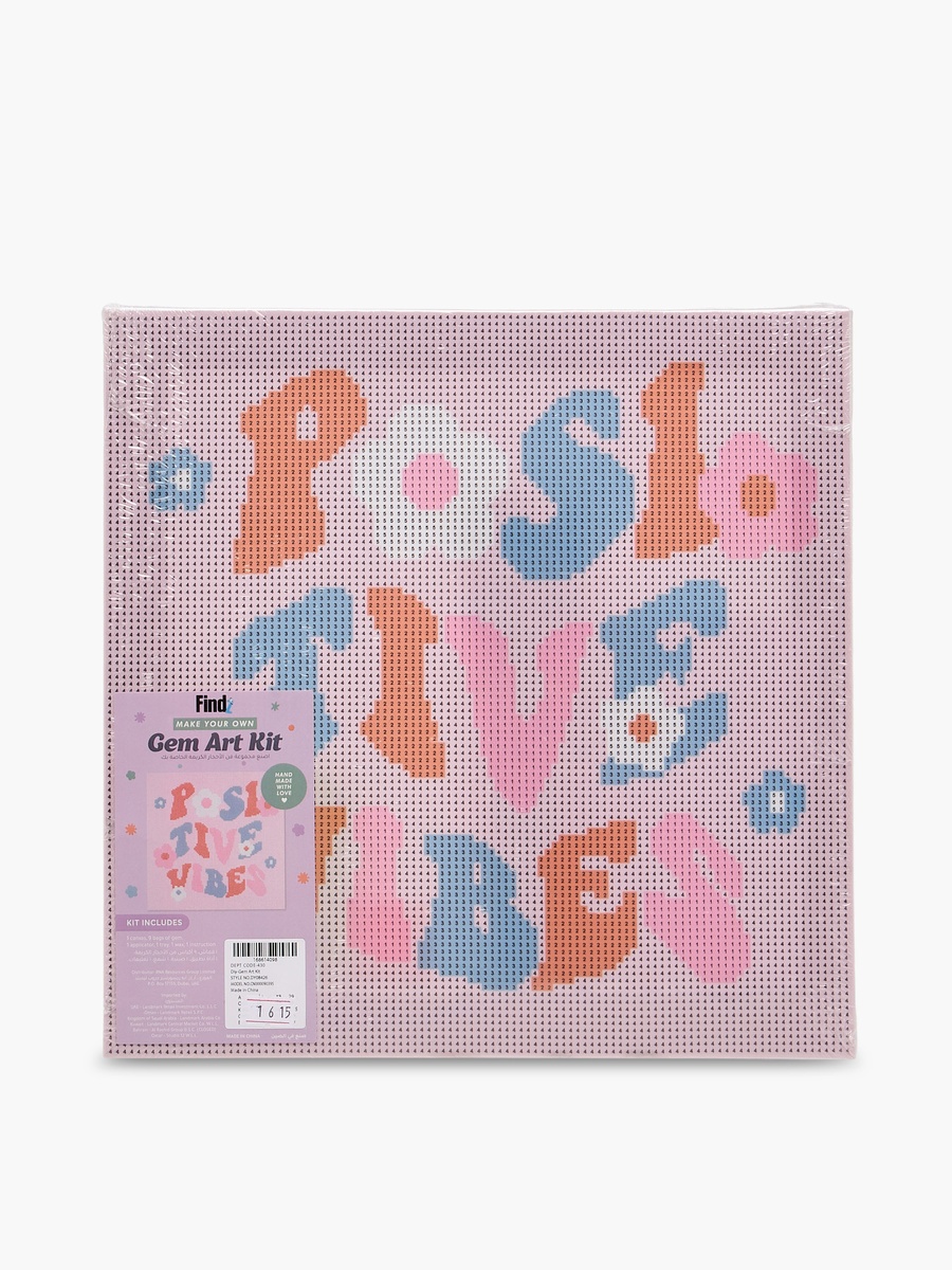 DIY Canvas Gem Art Kit
