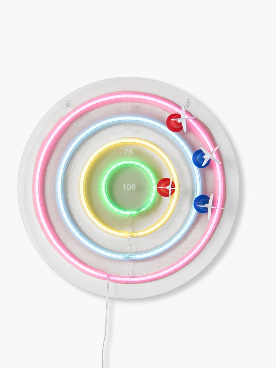 Neon Light Suction Dart Board