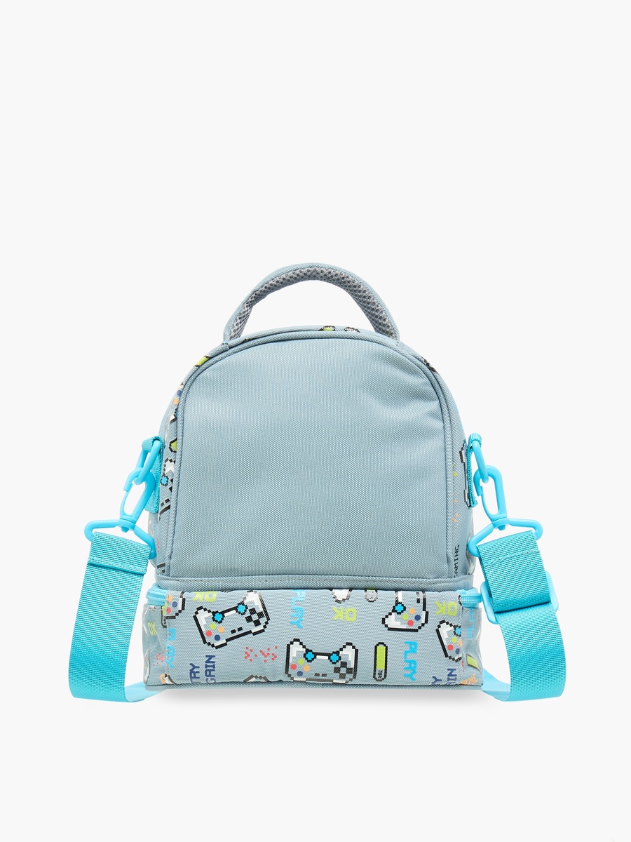 Gamer Print Lunch Bag with Zip Closure