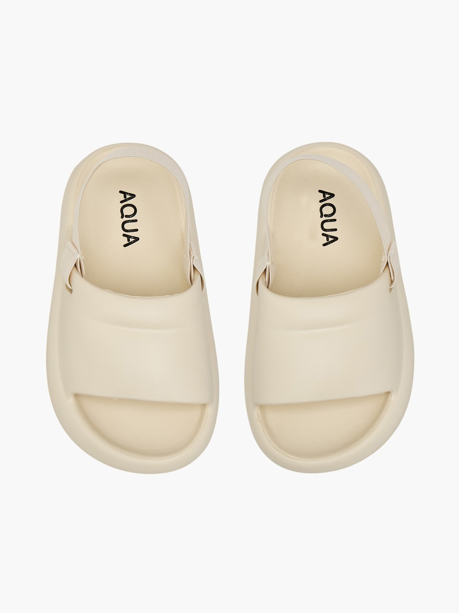 Solid Slingback Sandals