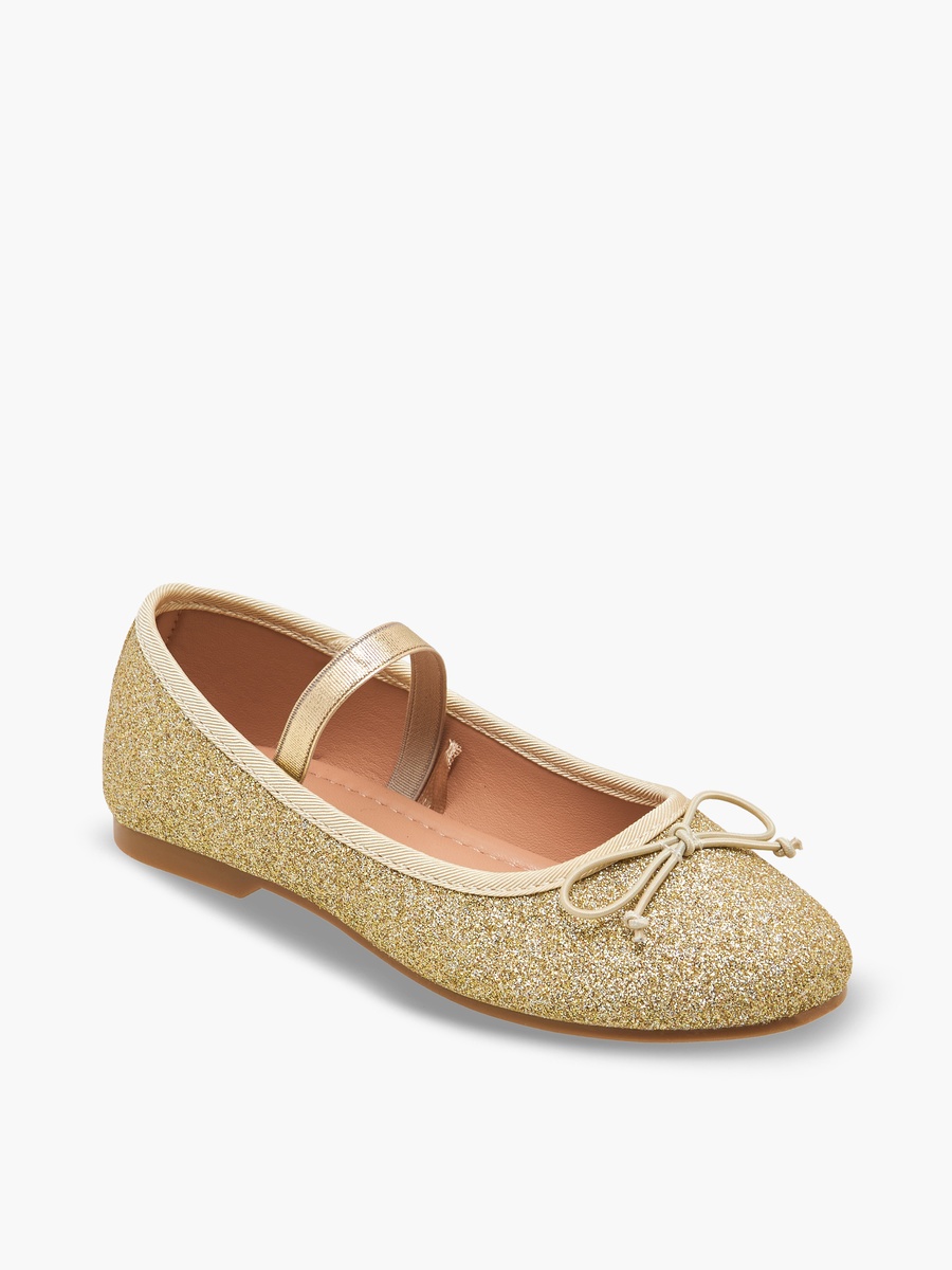 Glitter Textured Ballerina Shoes