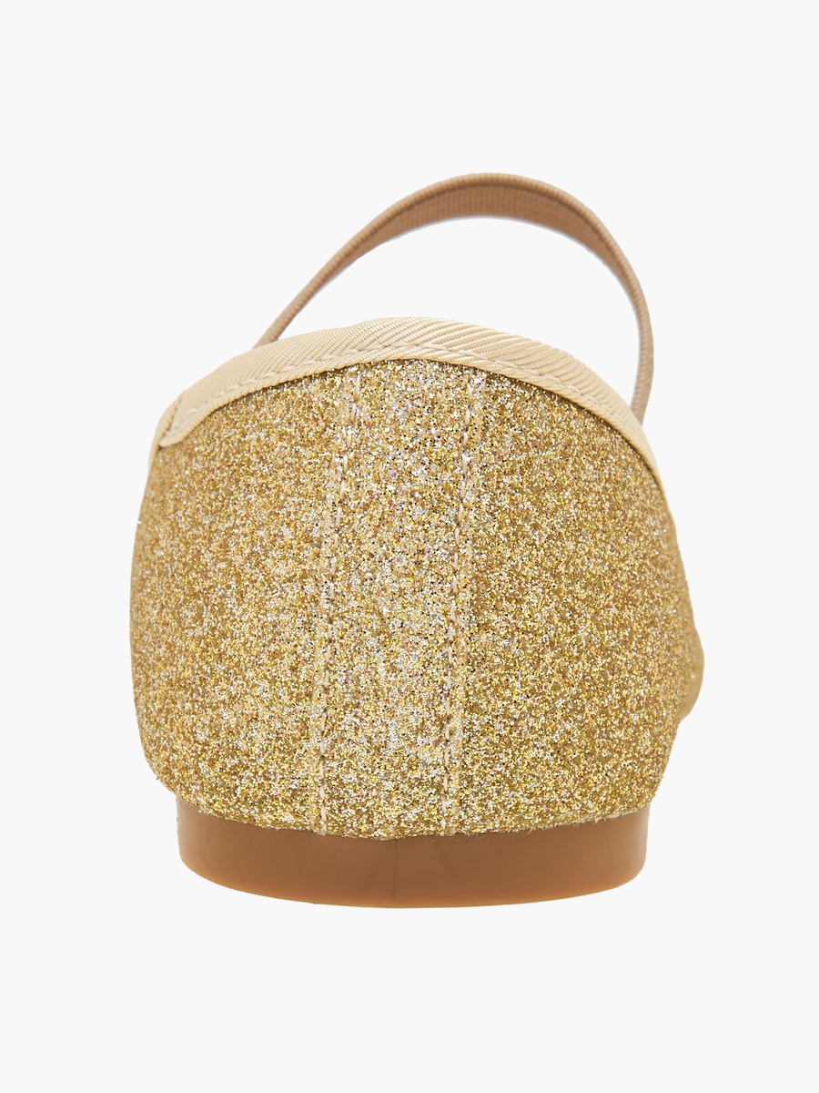 Glitter Textured Ballerina Shoes
