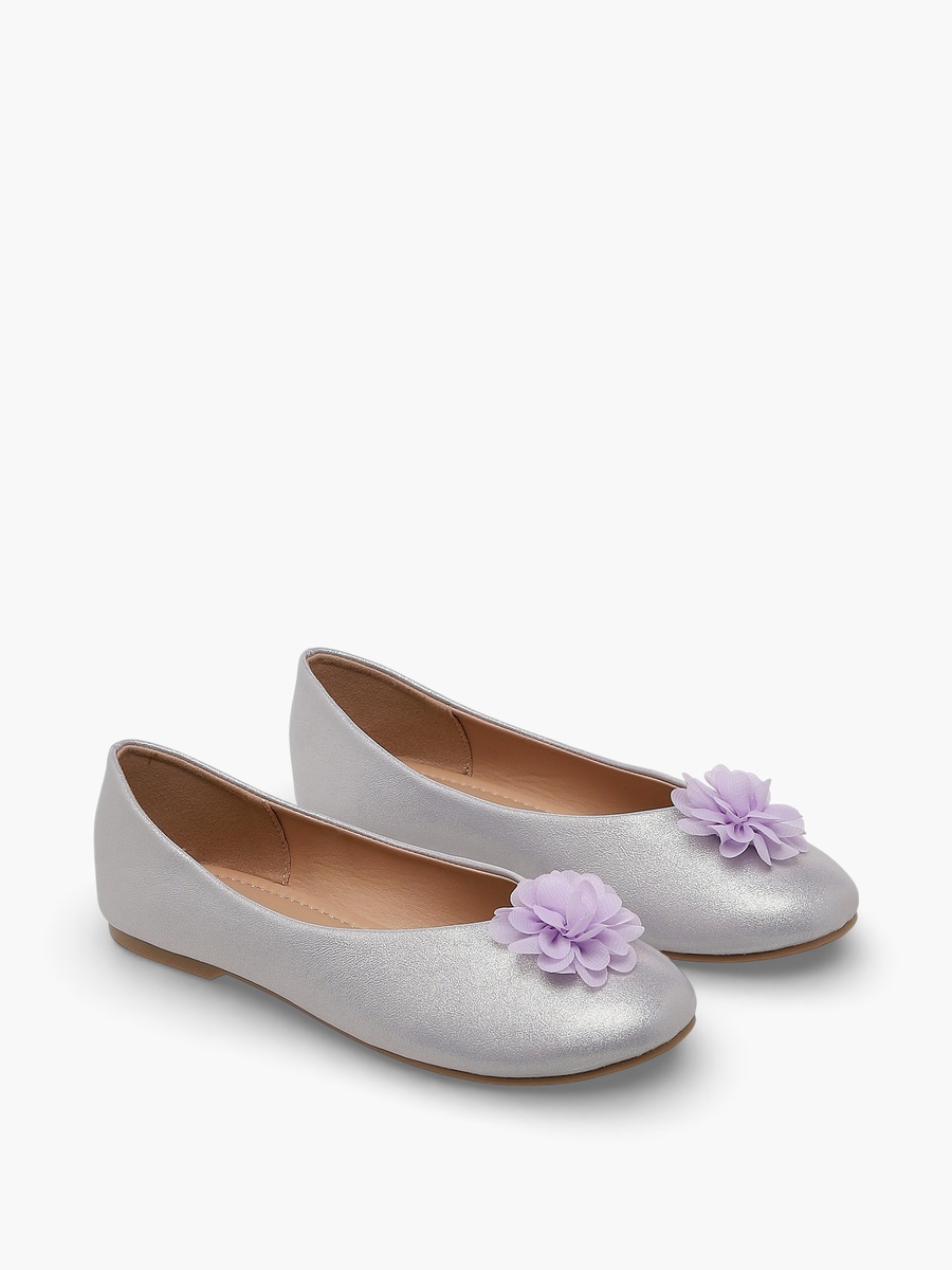 Floral Accent Ballerina Shoes