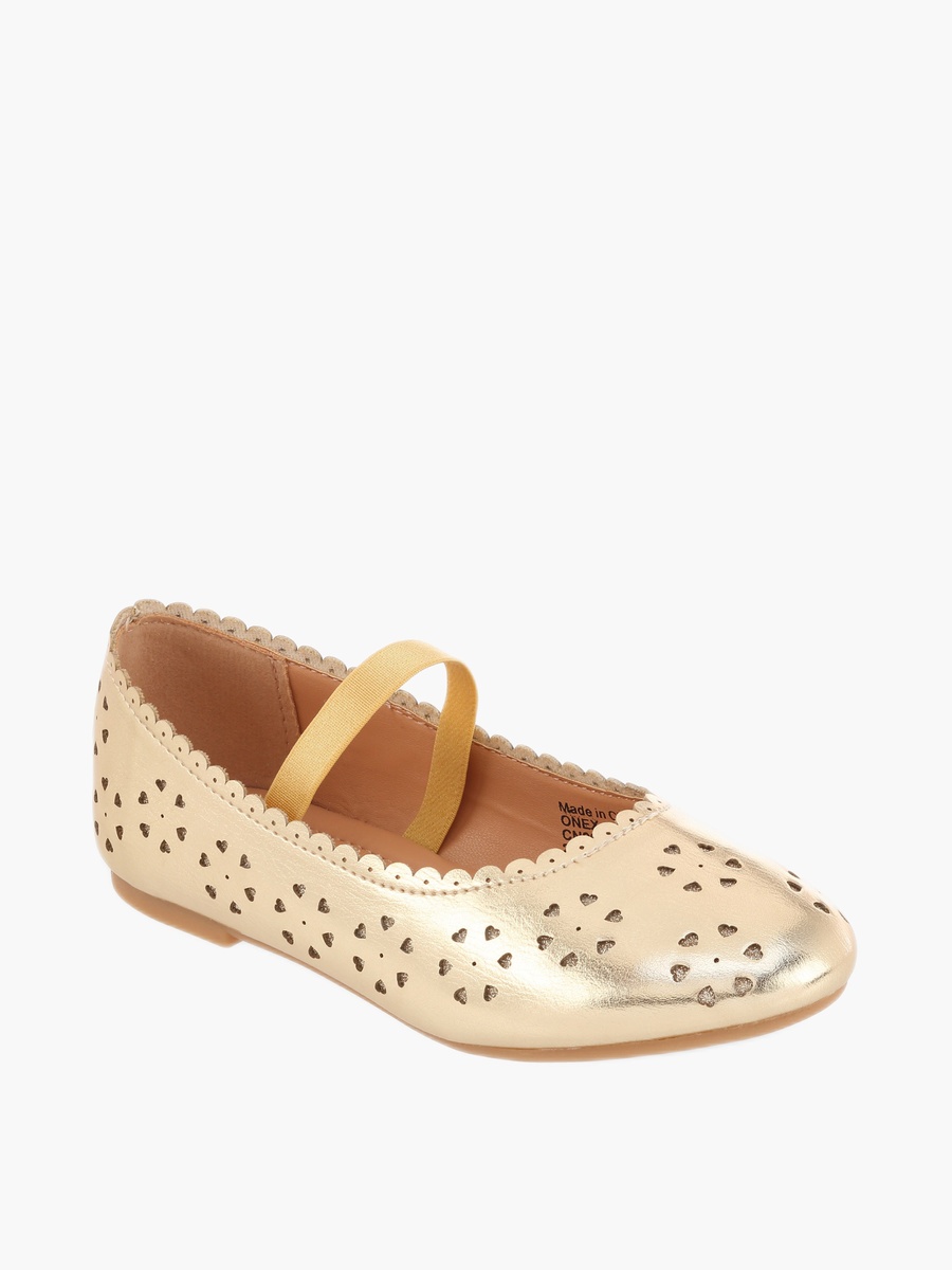 Heart Cutout Detail Ballerina Shoes