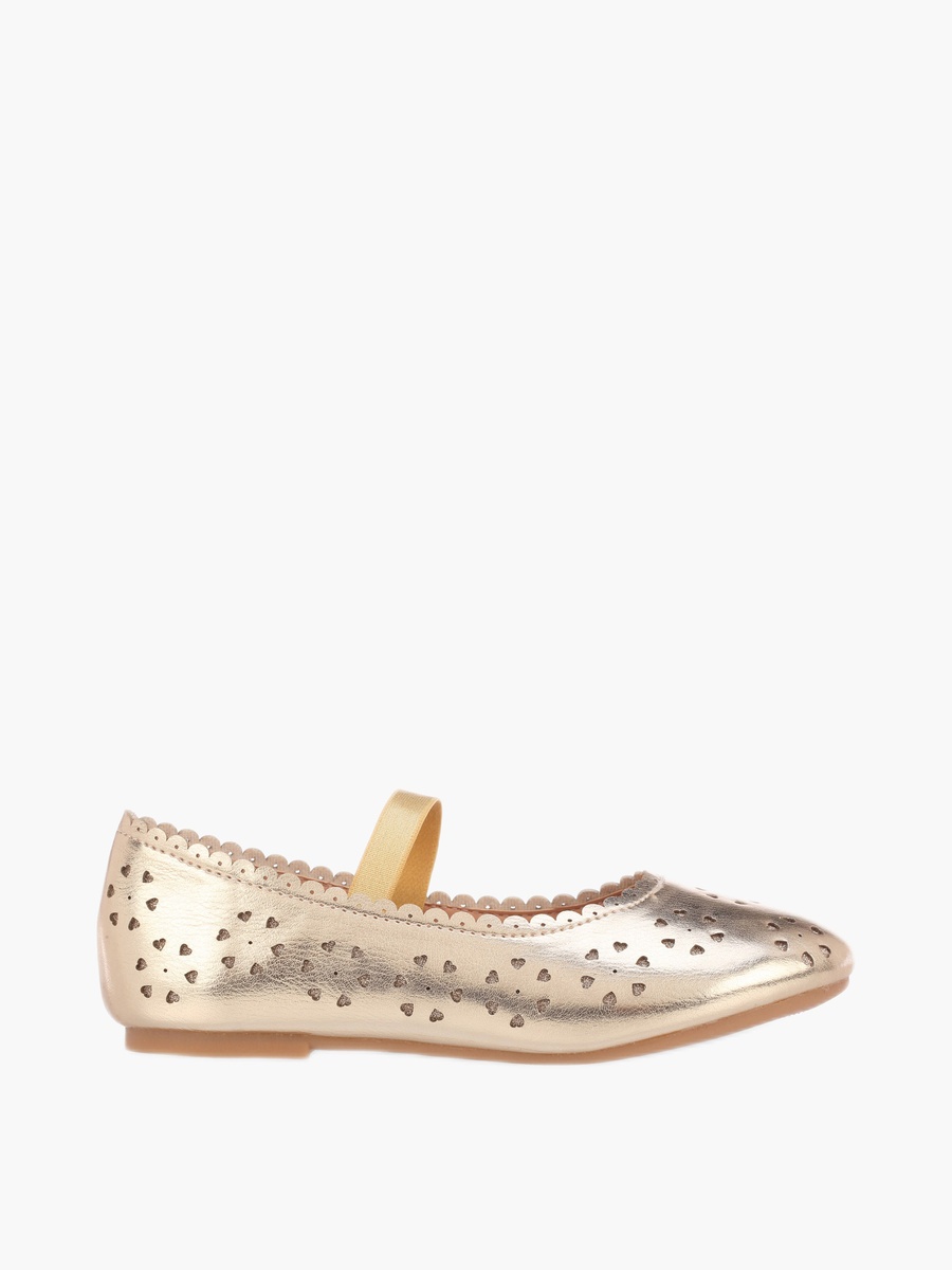Heart Cutout Detail Ballerina Shoes