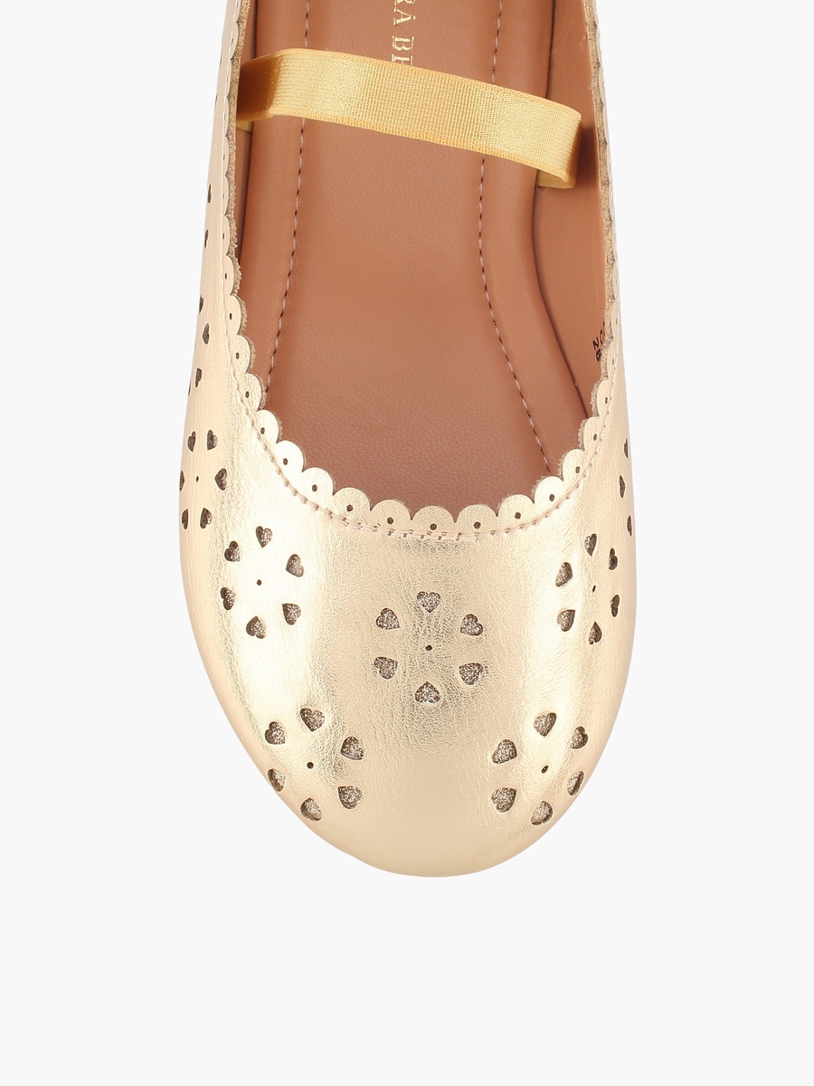 Heart Cutout Detail Ballerina Shoes