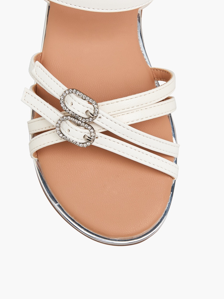 Embellished Buckle Detail Sandals