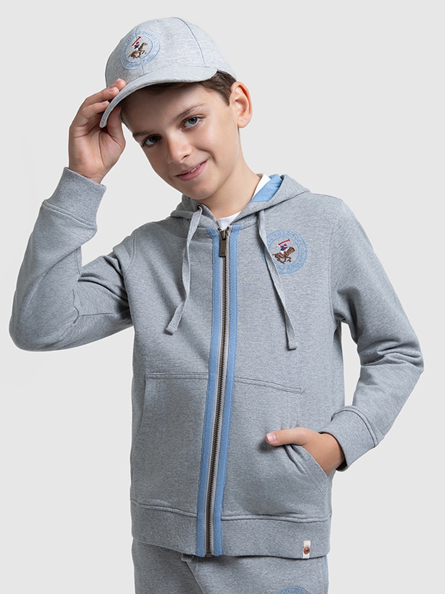 Boys Zip-Up Hooded Jacket