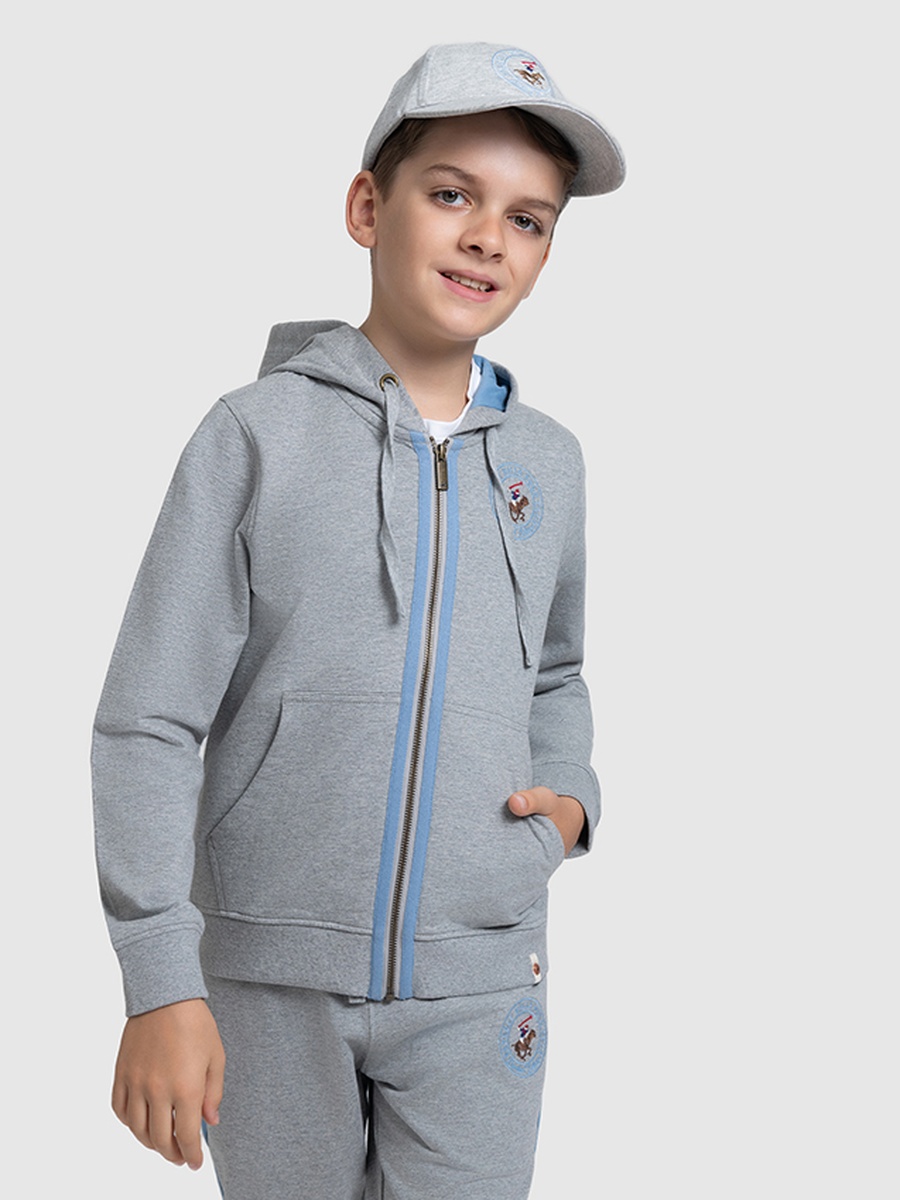 Boys Zip-Up Hooded Jacket