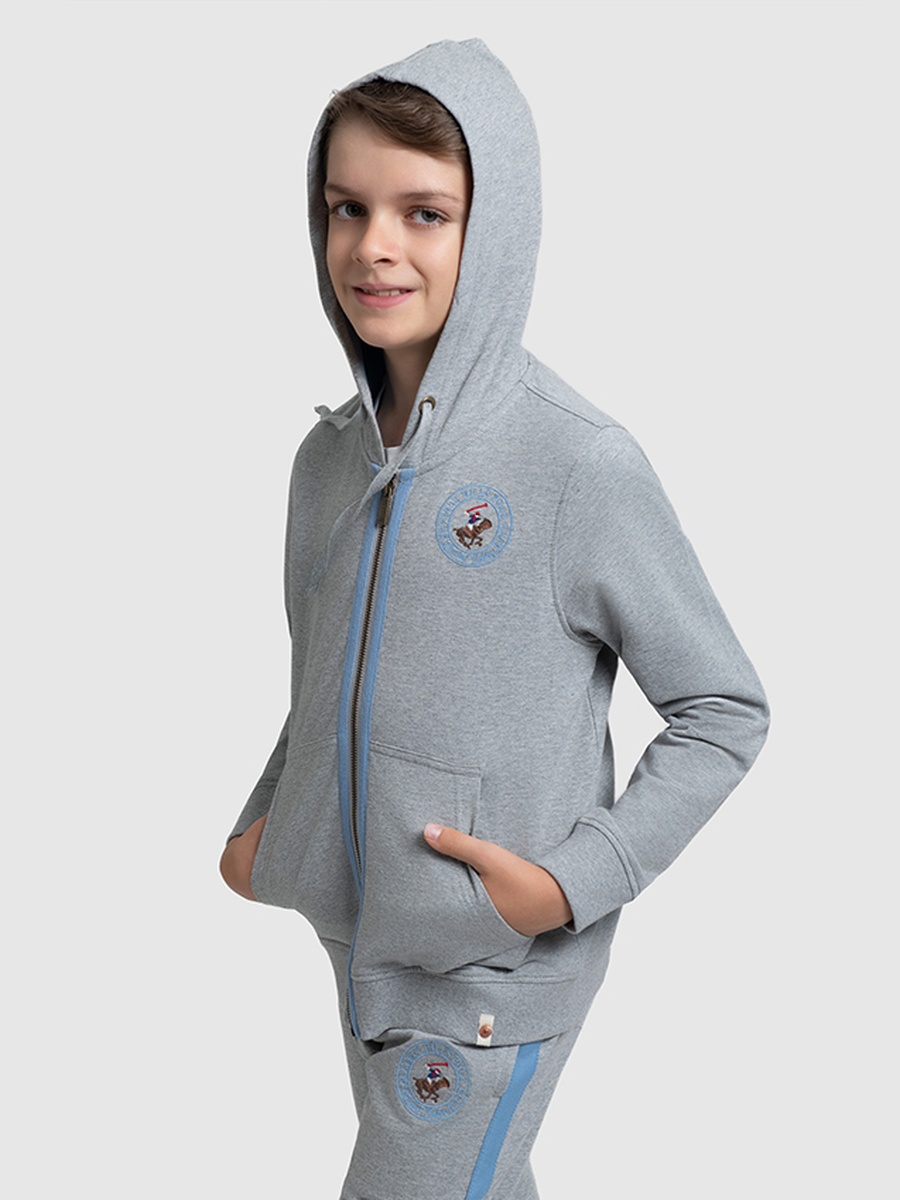 Boys Zip-Up Hooded Jacket