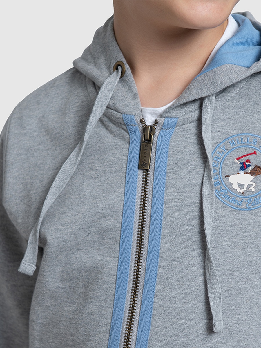 Boys Zip-Up Hooded Jacket